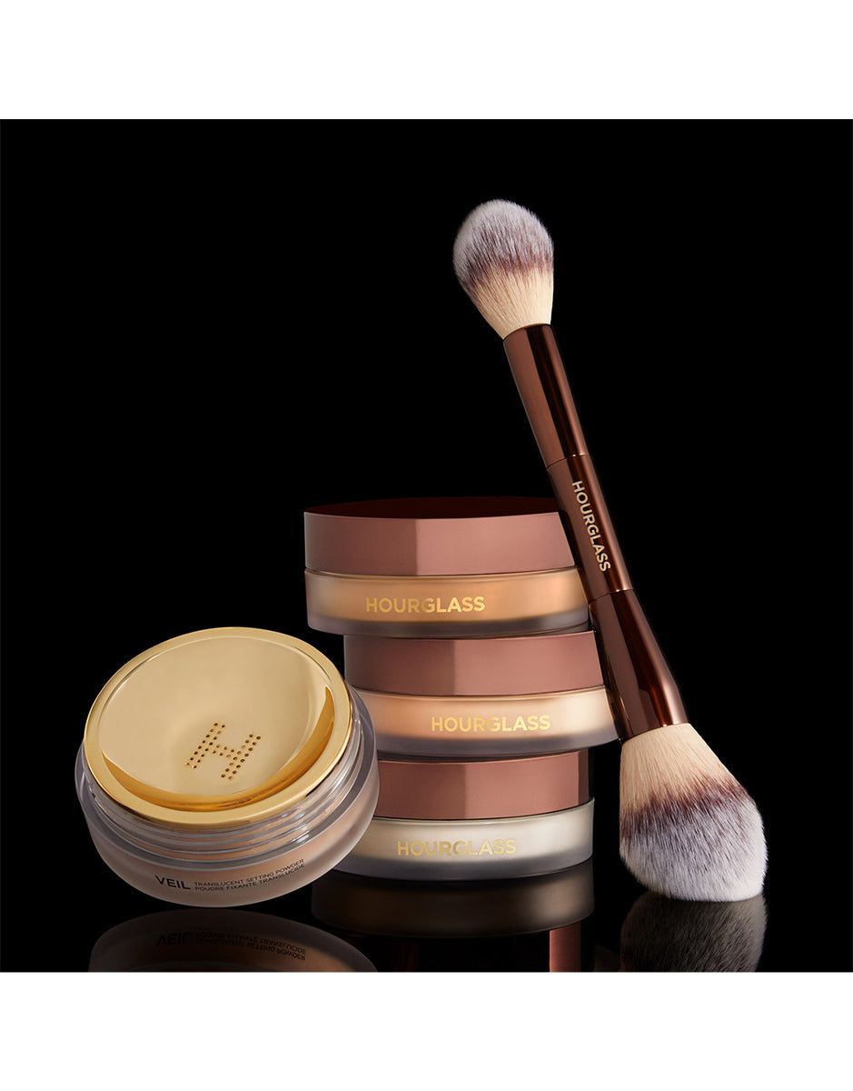Travel Beauty Makeup Tool Loose Powder Container With Puff/Brush