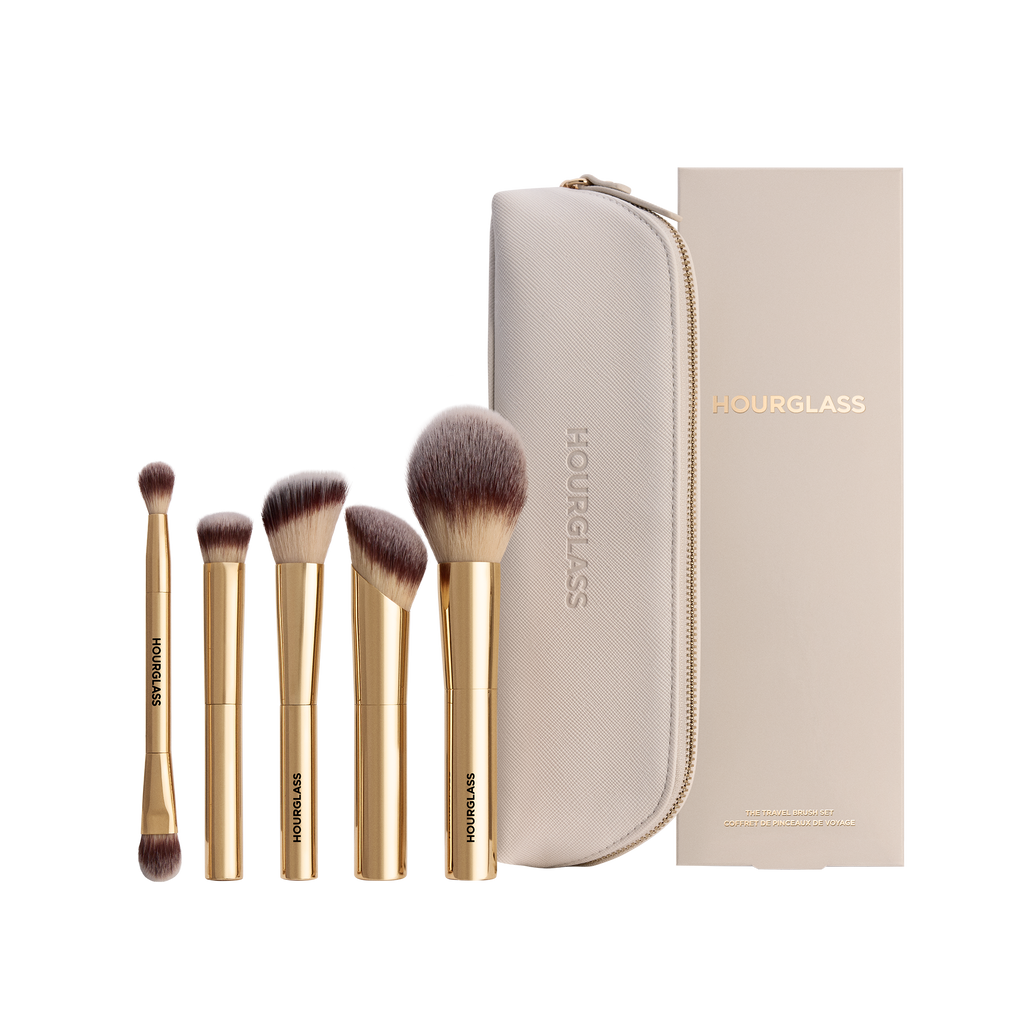 HOURGLASS メイクブラシセット ゴールド The Travel Brush Set – Hourglass Cosmetics