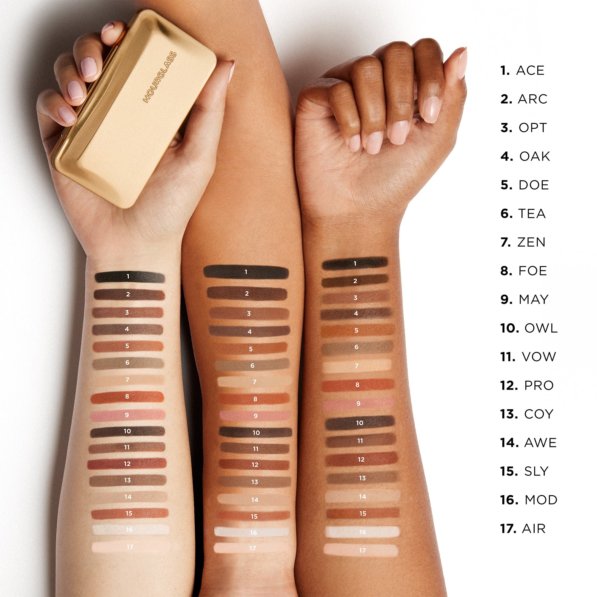 Hourglass アイシャドウチークパレット hourglassアイシャドウーチークパレット HOURGLASS(アワーグラス