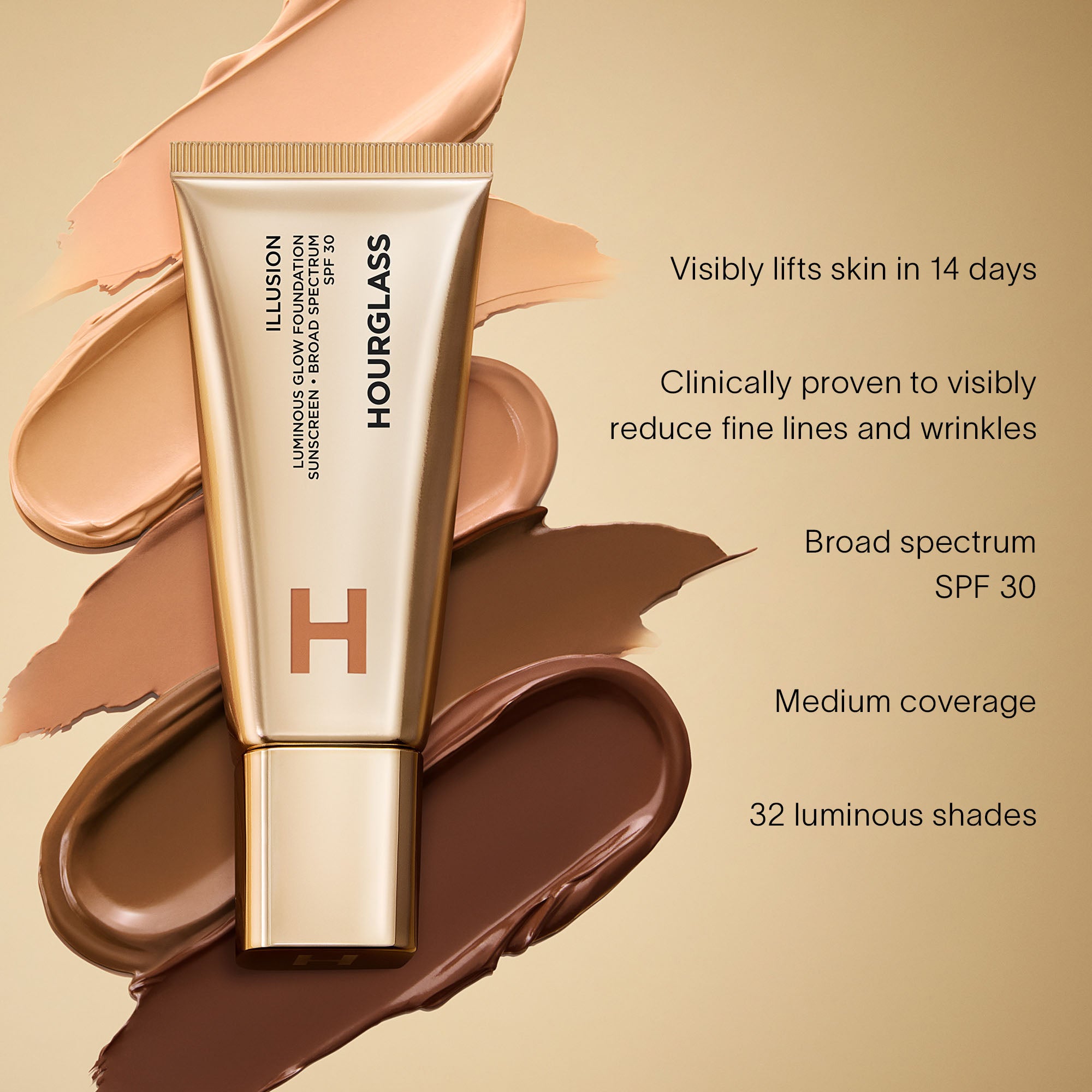 Illusion Luminous Glow Foundation SPF 30 | Hourglass Cosmetics