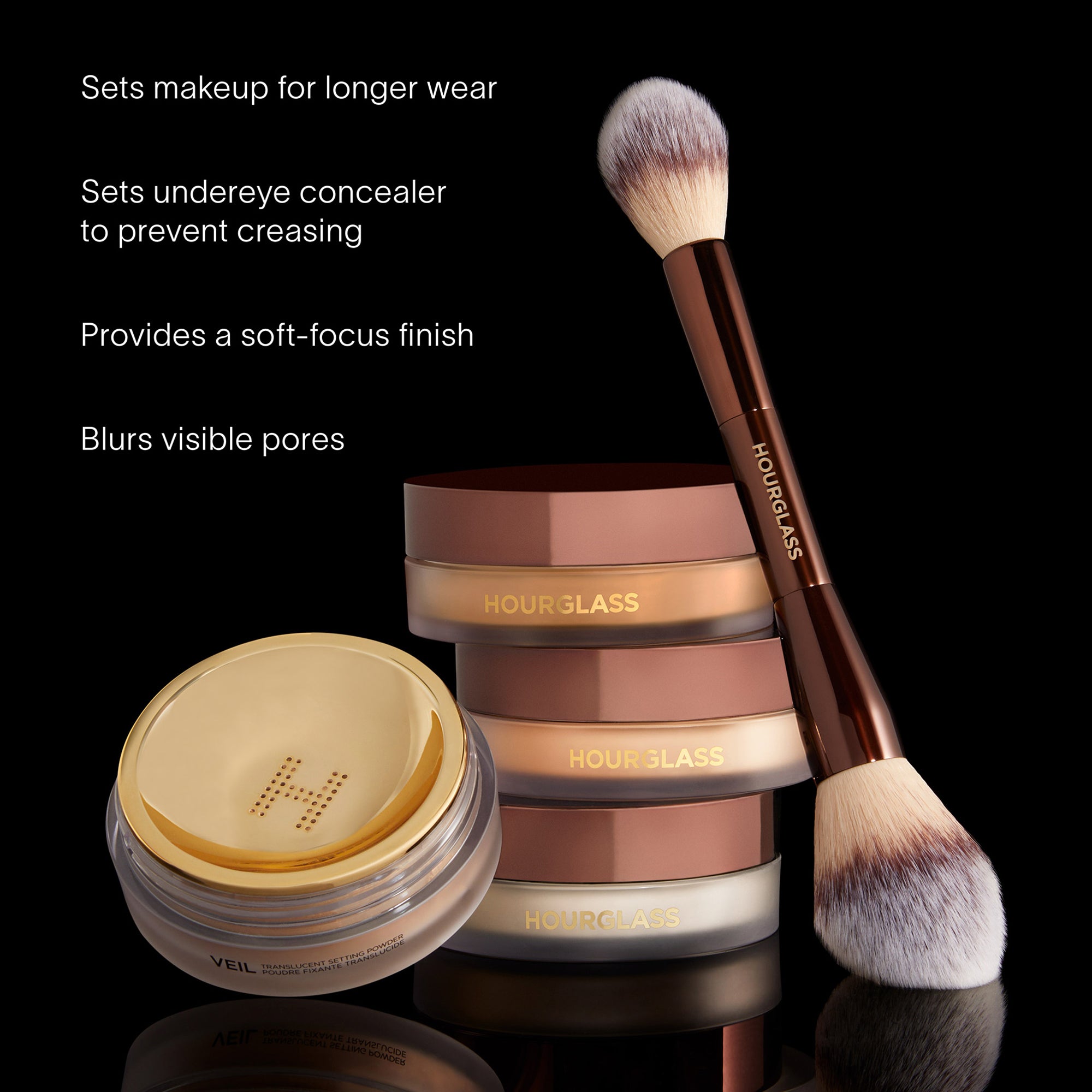 Veil™ Translucent Setting Powder | Talc-Free | Hourglass Cosmetics